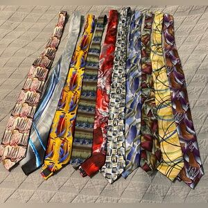 J. Garcia (Jerry Garcia) Set of 10 Ties